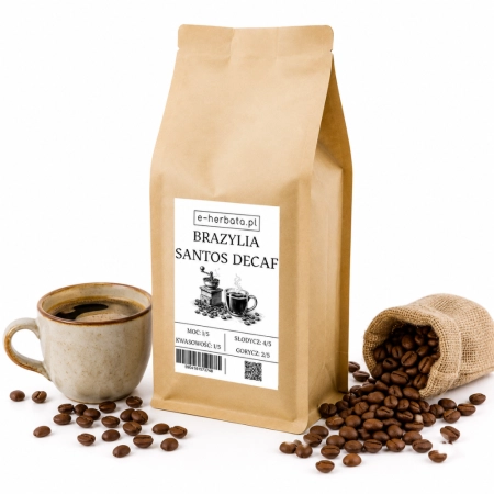Kawa decaf Brazylia Santos 1kg